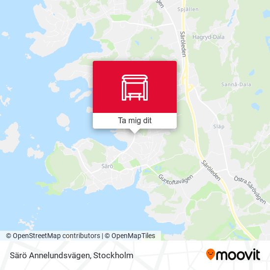 Särö Annelundsvägen karta