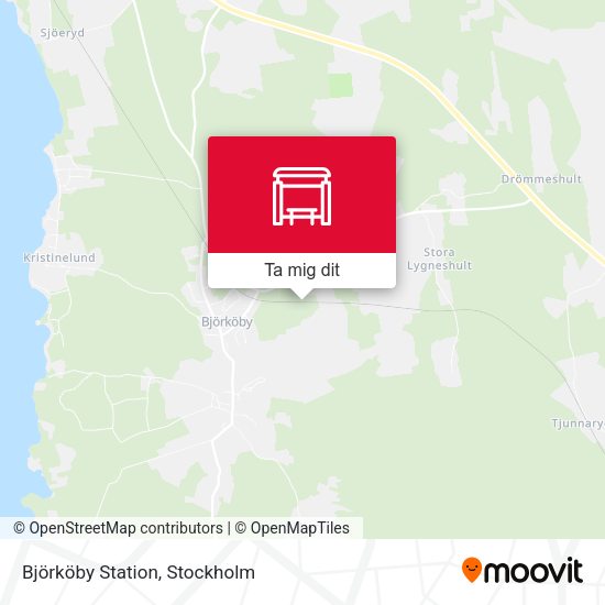 Björköby Station karta