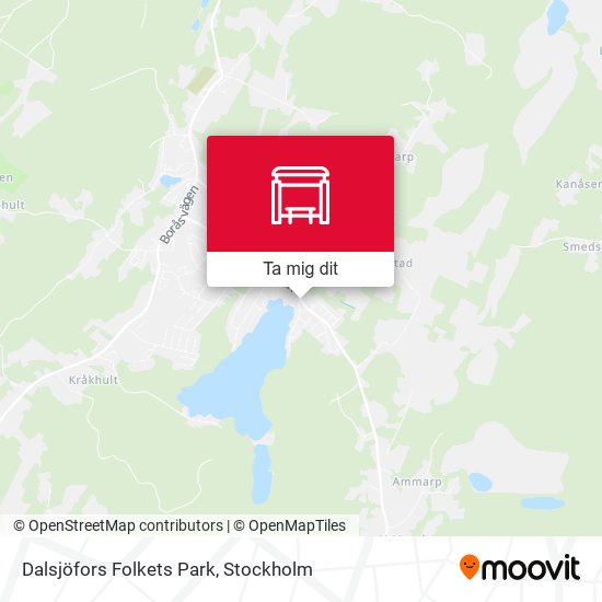 Dalsjöfors Folkets Park karta