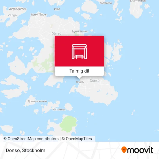 Donsö karta