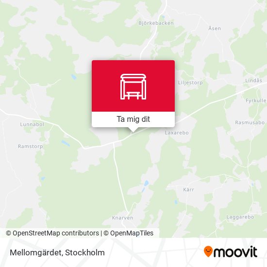 Mellomgärdet karta