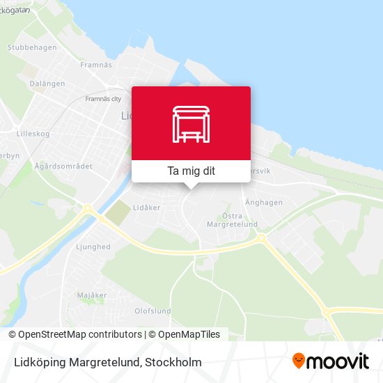 Lidköping Margretelund karta