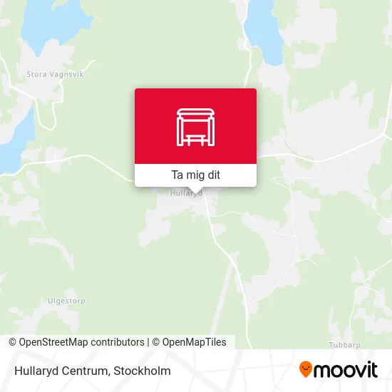 Hullaryd Centrum karta