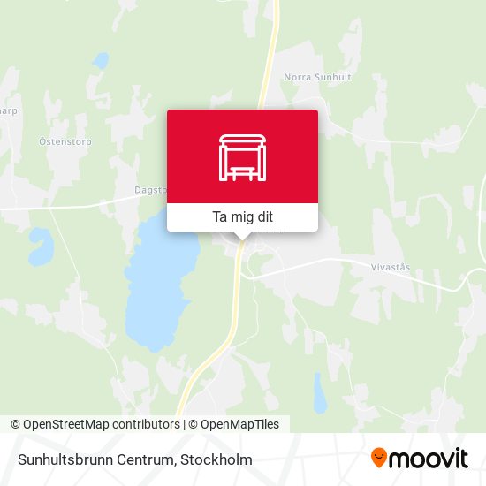 Sunhultsbrunn Centrum karta