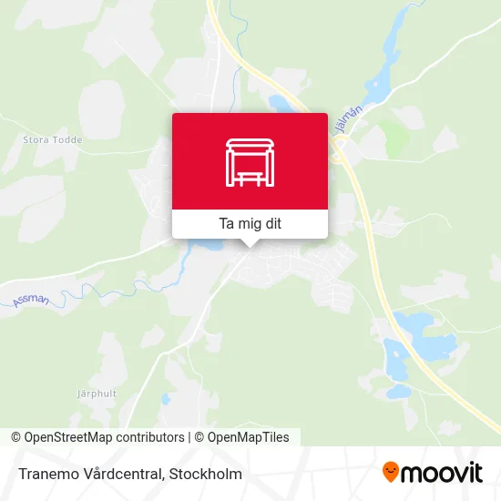 Tranemo Vårdcentral karta