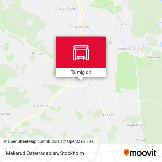 Mellerud Österrådaplan karta