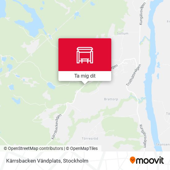 Kärrsbacken Vändplats karta