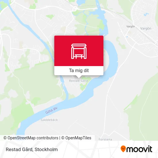 Restad Gård karta