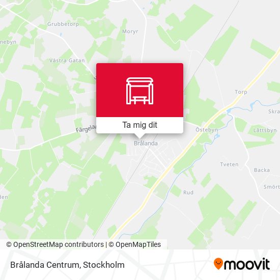 Brålanda Centrum karta