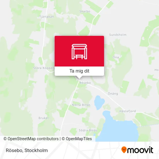 Rösebo karta