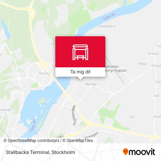 Stallbacka Terminal karta