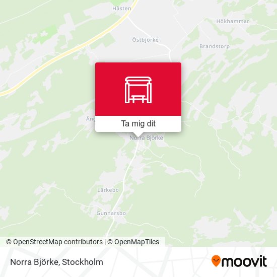 Norra Björke karta