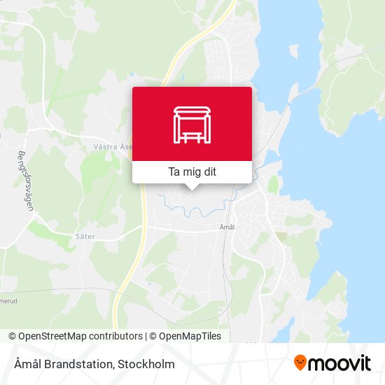 Åmål Brandstation karta