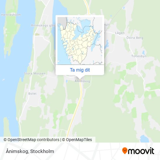 Ånimskog karta