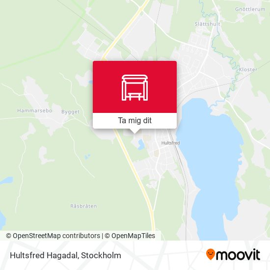 Hultsfred Hagadal karta