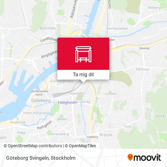 Göteborg Svingeln karta