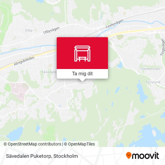 Sävedalen Puketorp karta