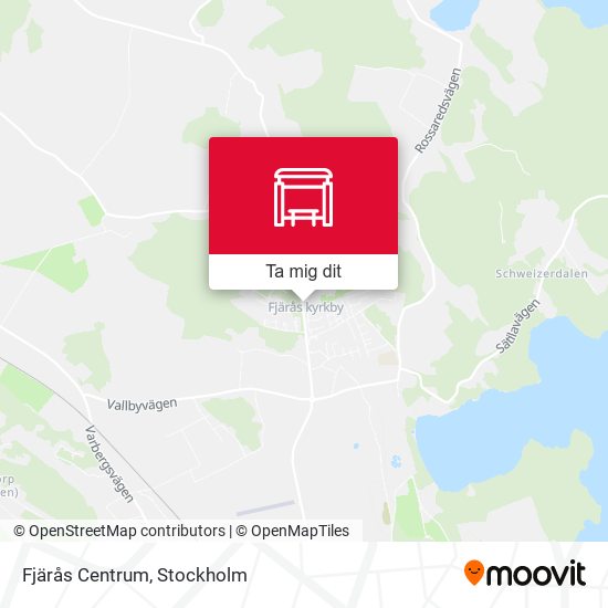 Fjärås Centrum karta