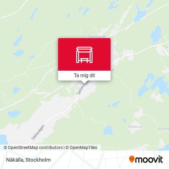 Nåkälla karta