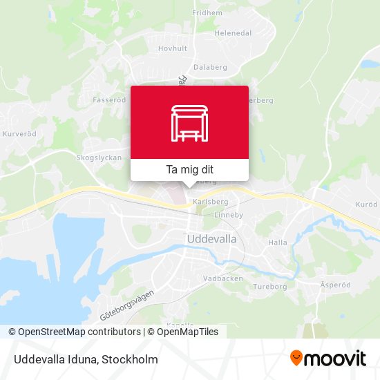 Uddevalla Iduna karta