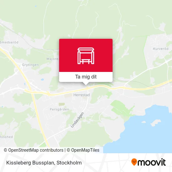 Kissleberg Bussplan karta