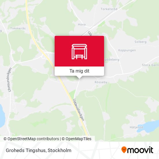 Groheds Tingshus karta