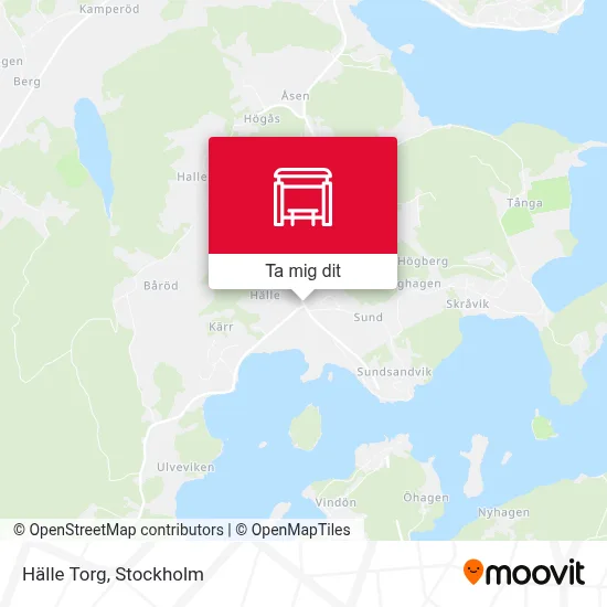 Hälle Torg karta
