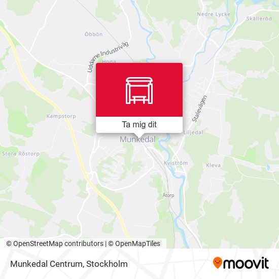 Munkedal Centrum karta