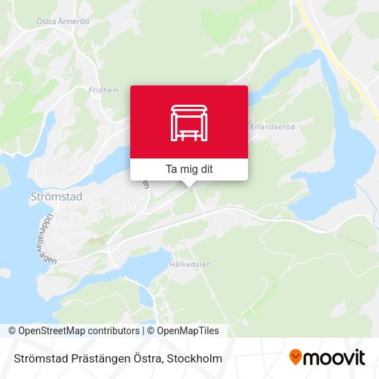 Strömstad Prästängen Östra karta