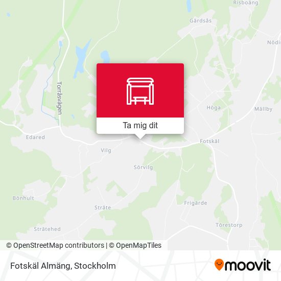 Fotskäl Almäng karta