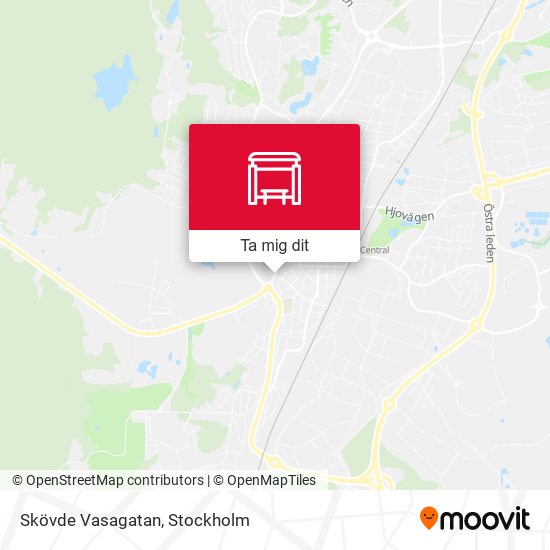 Skövde Vasagatan karta