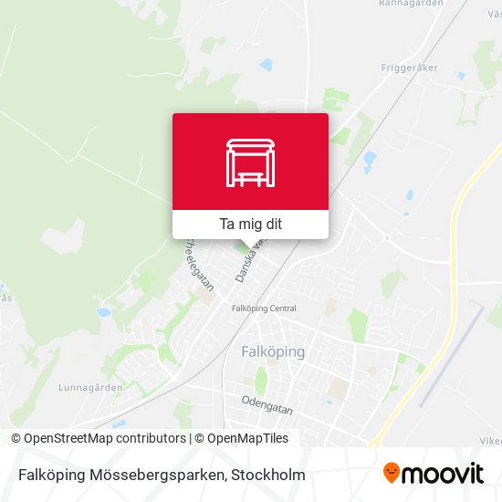 Falköping Mössebergsparken karta