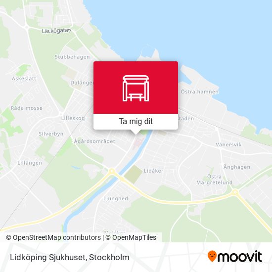 Lidköping Sjukhuset karta