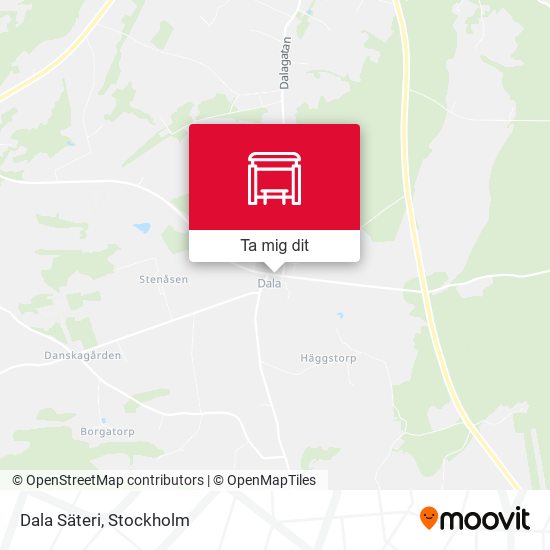 Dala Säteri karta