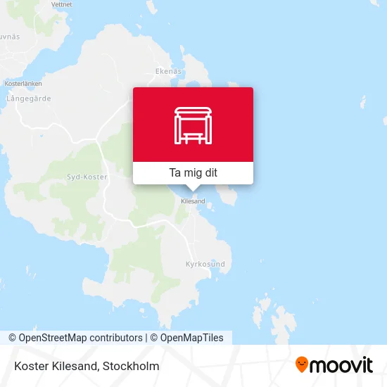 Koster Kilesand karta