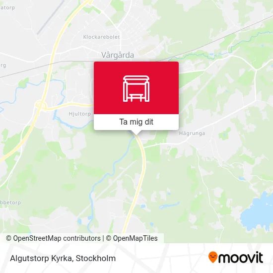 Algutstorp Kyrka karta