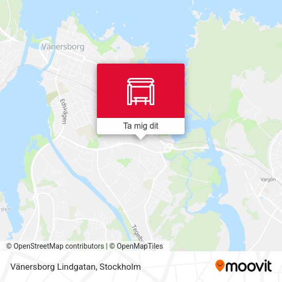 Vänersborg Lindgatan karta
