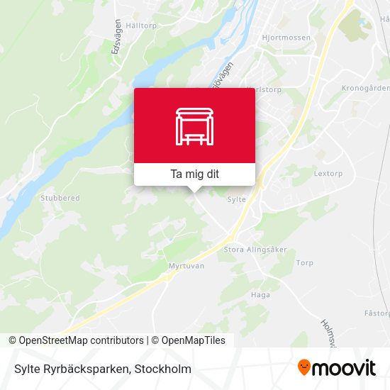 Sylte Ryrbäcksparken karta