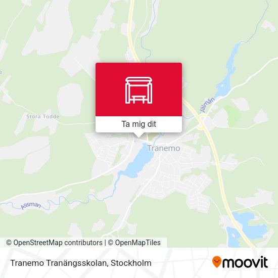 Tranemo Tranängsskolan karta