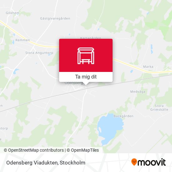 Odensberg Viadukten karta