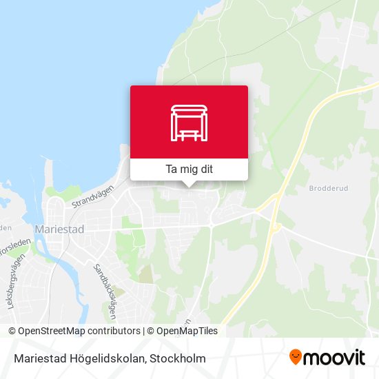 Mariestad Högelidskolan karta