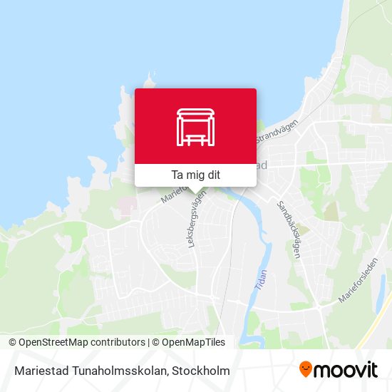 Mariestad Tunaholmsskolan karta