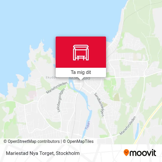 Mariestad Nya Torget karta