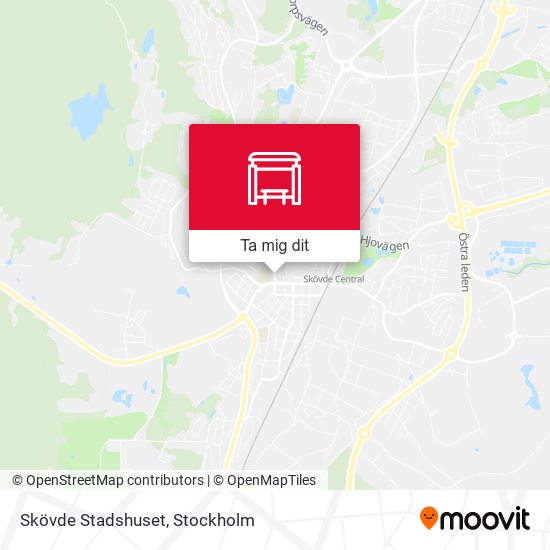 Skövde Stadshuset karta