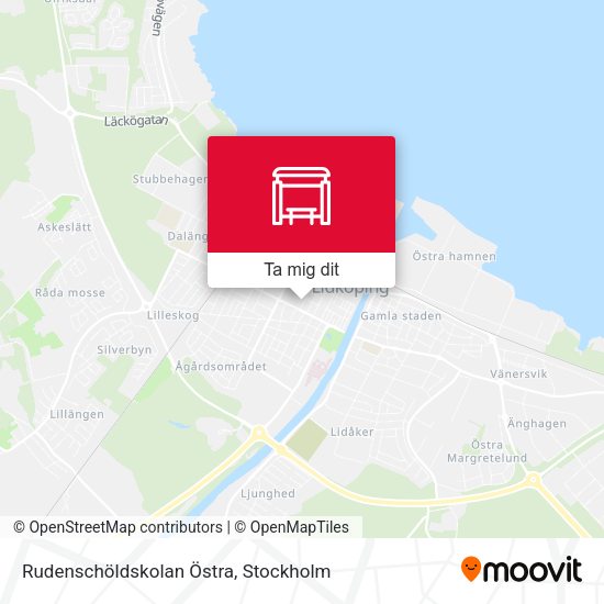 Rudenschöldskolan Östra karta