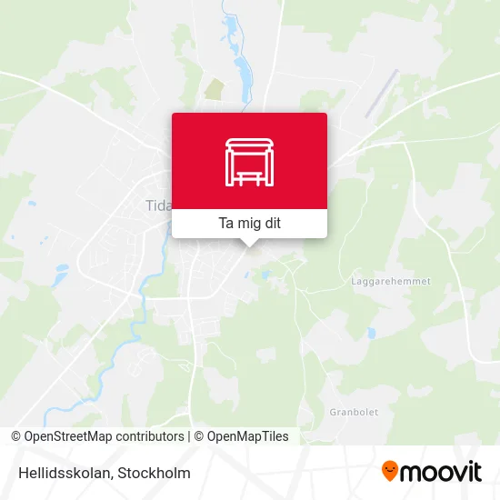 Hellidsskolan karta