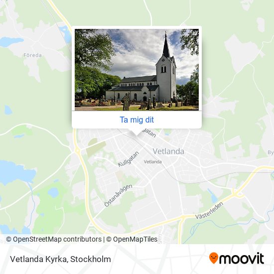 Vetlanda Kyrka karta