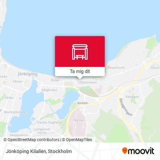 Jönköping Kilallén karta