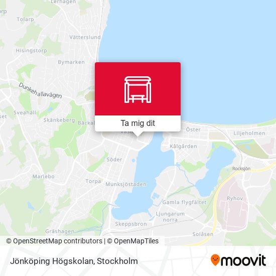 Jönköping Högskolan karta