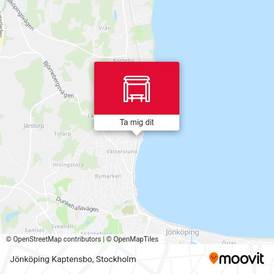 Jönköping Kaptensbo karta